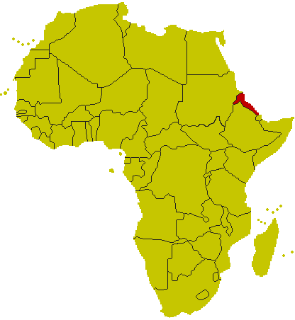 Karte Eritrea