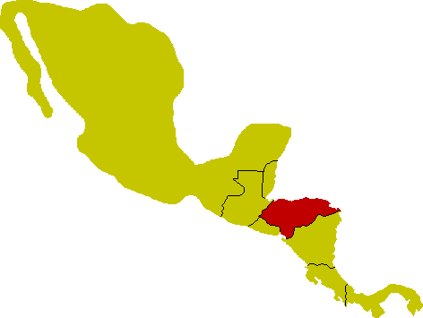 Karte Honduras