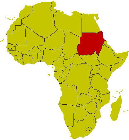 Karte Sudan